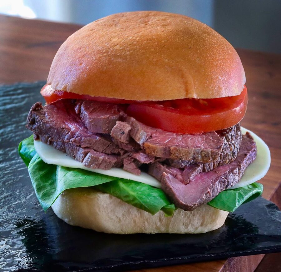 Lee's famous roast beef sandwich