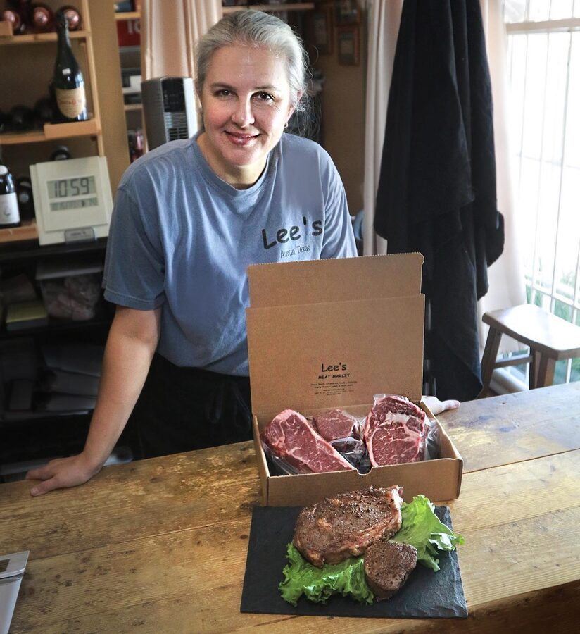 Lee's staff with a fresh-packed order